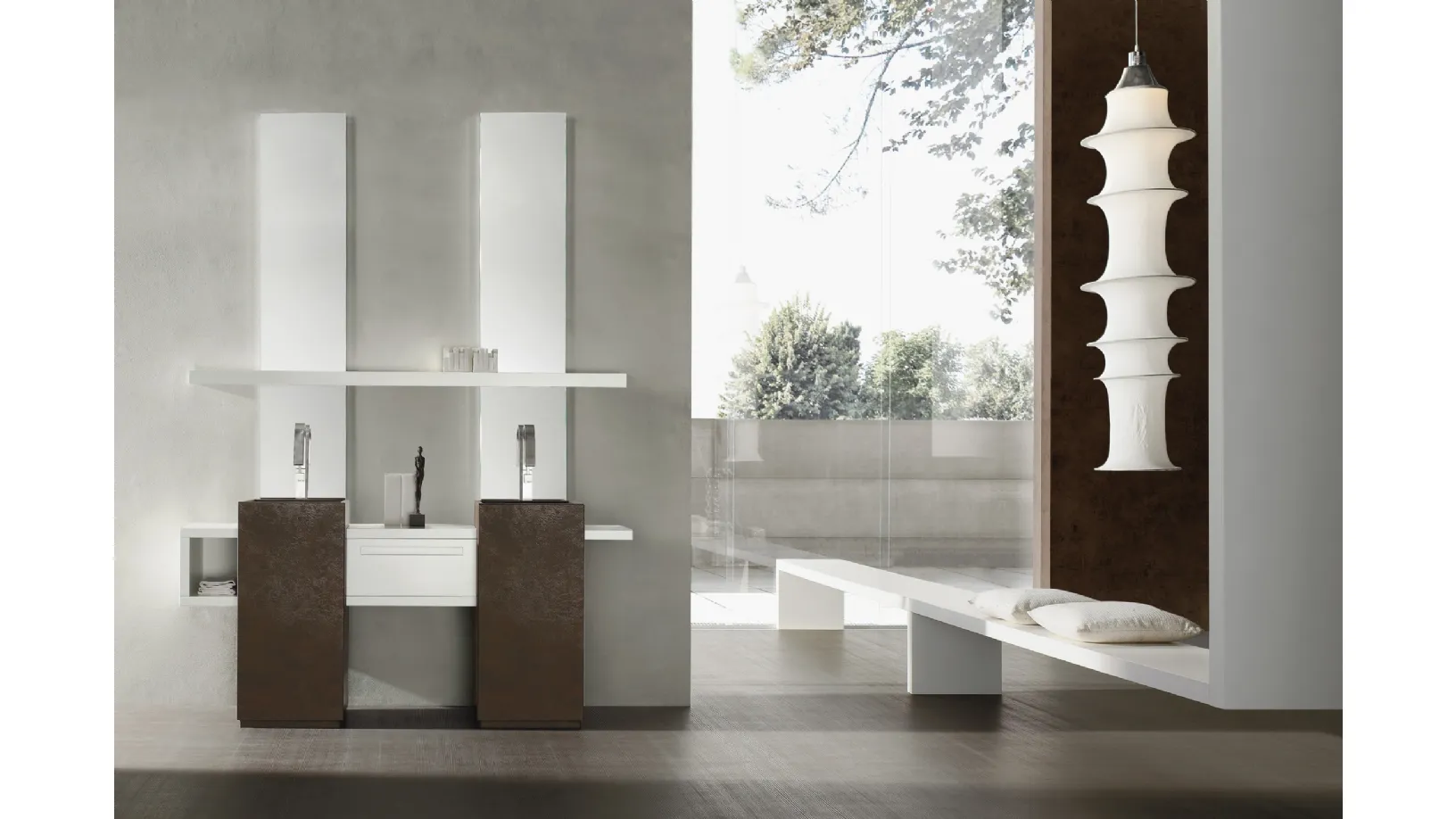 Lavabo monolite Cubo di Arcom